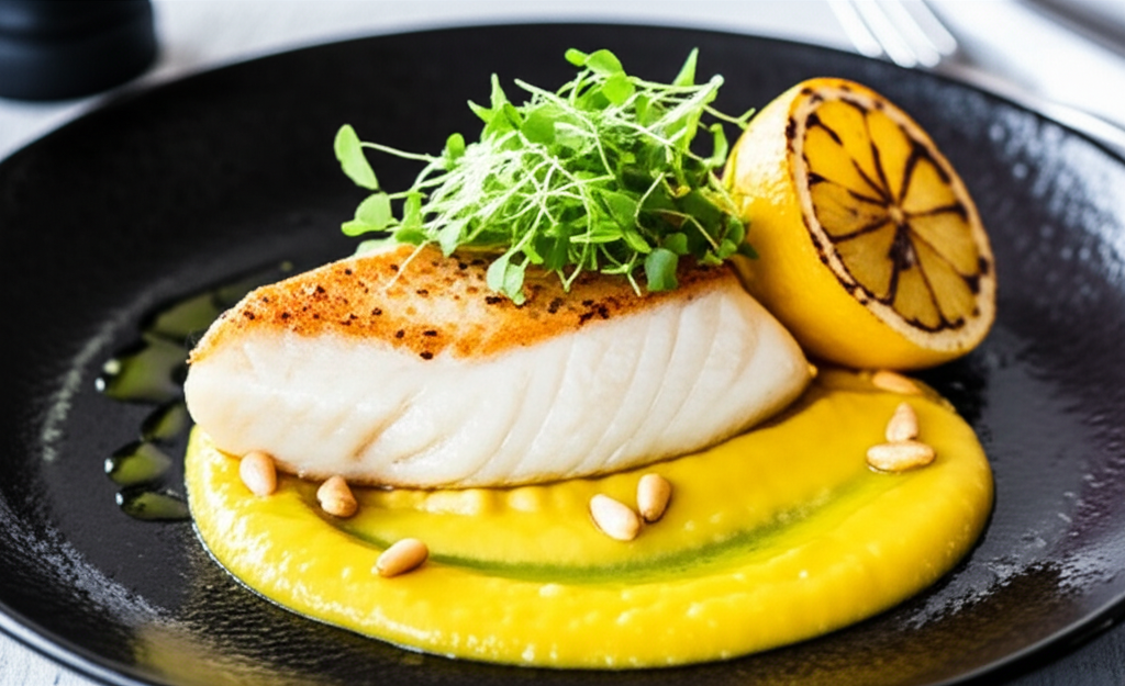 Signature seafood dish